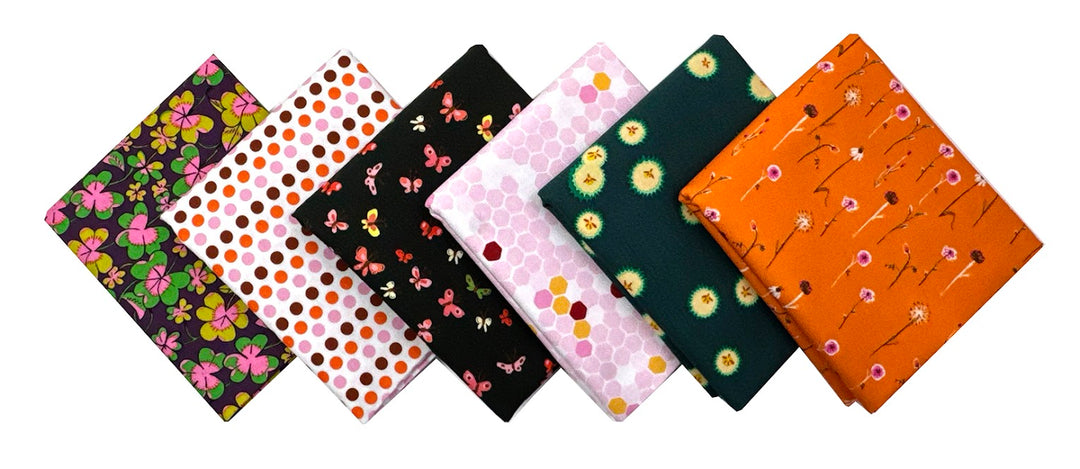 Heather Ross Classics 1/2 Yard Fabric Bundle (6 pcs)