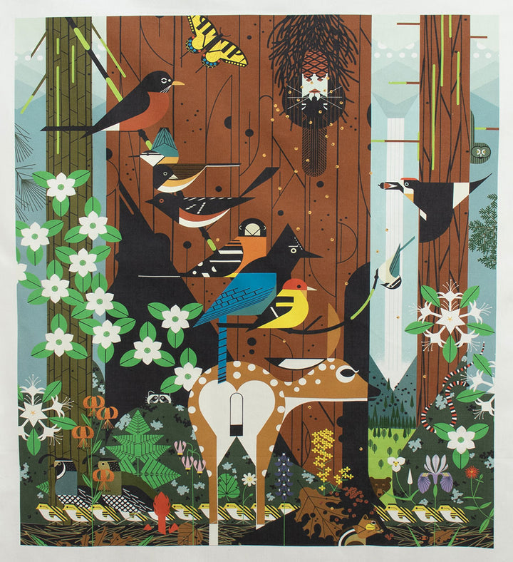 Charley Harper Sierra Range Poster & Softies (36 in. wide)