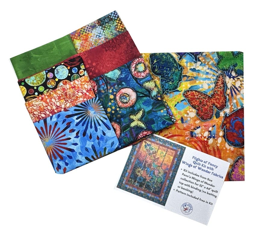 Flights of Fancy Quilt Kit by Sue Penn Flights of Fancy Quilt Kit by Sue Penn | Artistic Artifacts