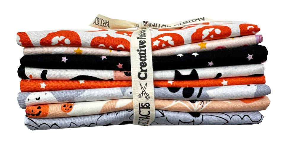 Sweet Treats - Fat Quarter Fabric Bundle + Bag Panel 8pcs