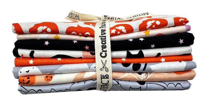 Sweet Treats - Fat Quarter Fabric Bundle + Bag Panel 8pcs