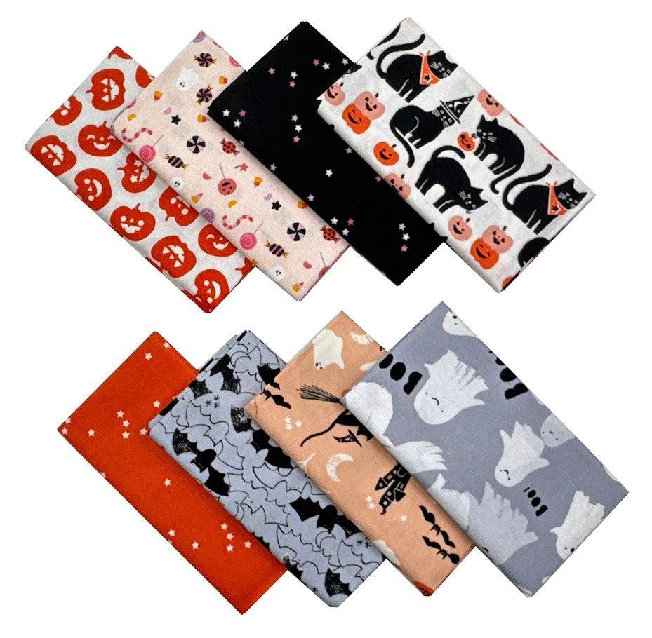 Sweet Treats - Fat Quarter Fabric Bundle + Bag Panel 8pcs