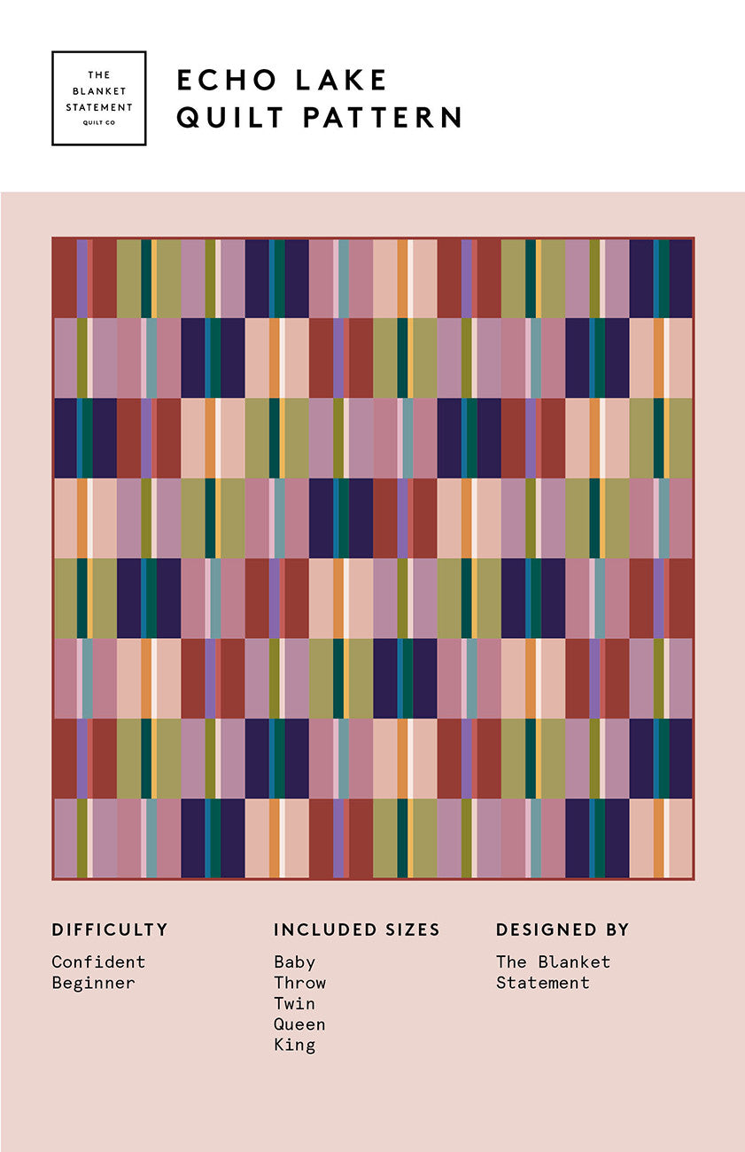 TBS-026 Echo Lake Quilt Pattern