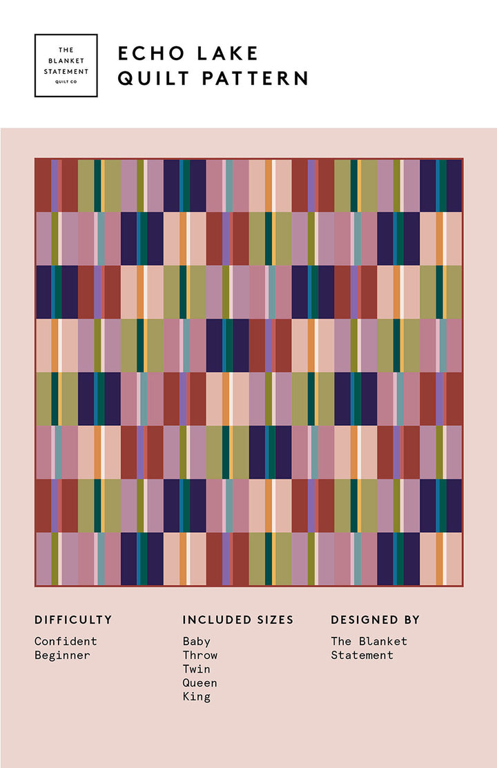 TBS-026 Echo Lake Quilt Pattern