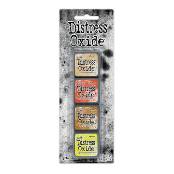 Tim Holtz Distress Mini Oxide Ink Pads 4/Pkg Kit #8 Tim Holtz Distress Mini Oxide Ink Pads 4/Pkg Kit #8