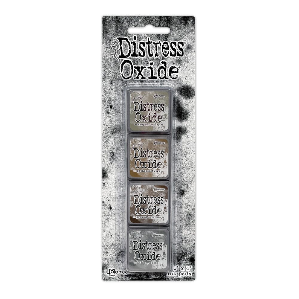 Tim Holtz Distress Mini Oxide Ink Pads 4/Pkg Kit #12 Tim Holtz Distress Mini Oxide Ink Pads 4/Pkg Kit #12