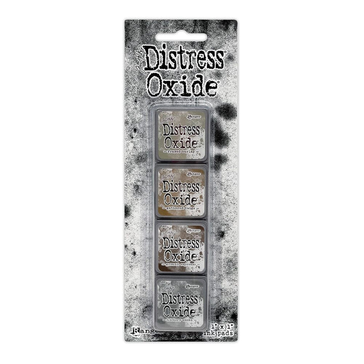 Tim Holtz Distress Mini Oxide Ink Pads 4/Pkg Kit #12 Tim Holtz Distress Mini Oxide Ink Pads 4/Pkg Kit #12