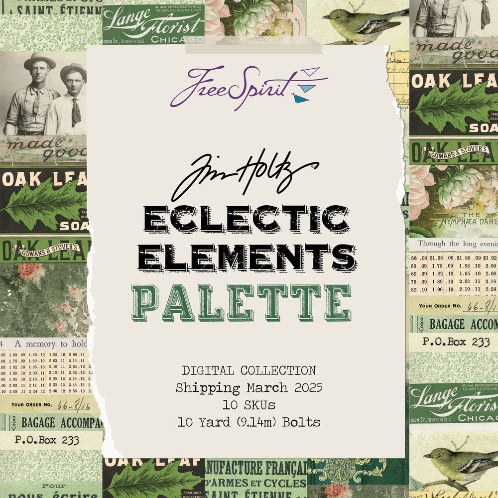 Palette by Tim Holtz, Green Color Story (March '25)