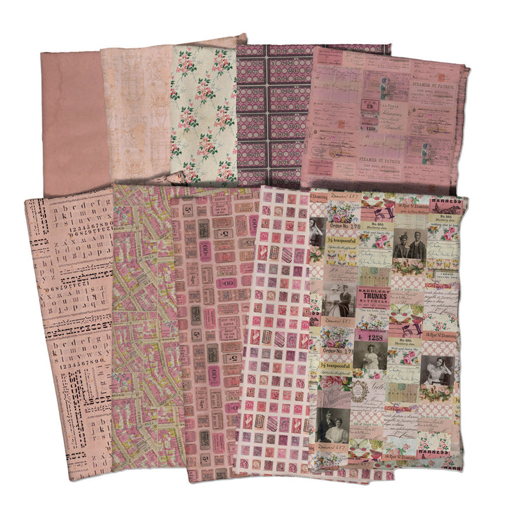 Palette by Tim Holtz, Pink Color Story (Oct '24)