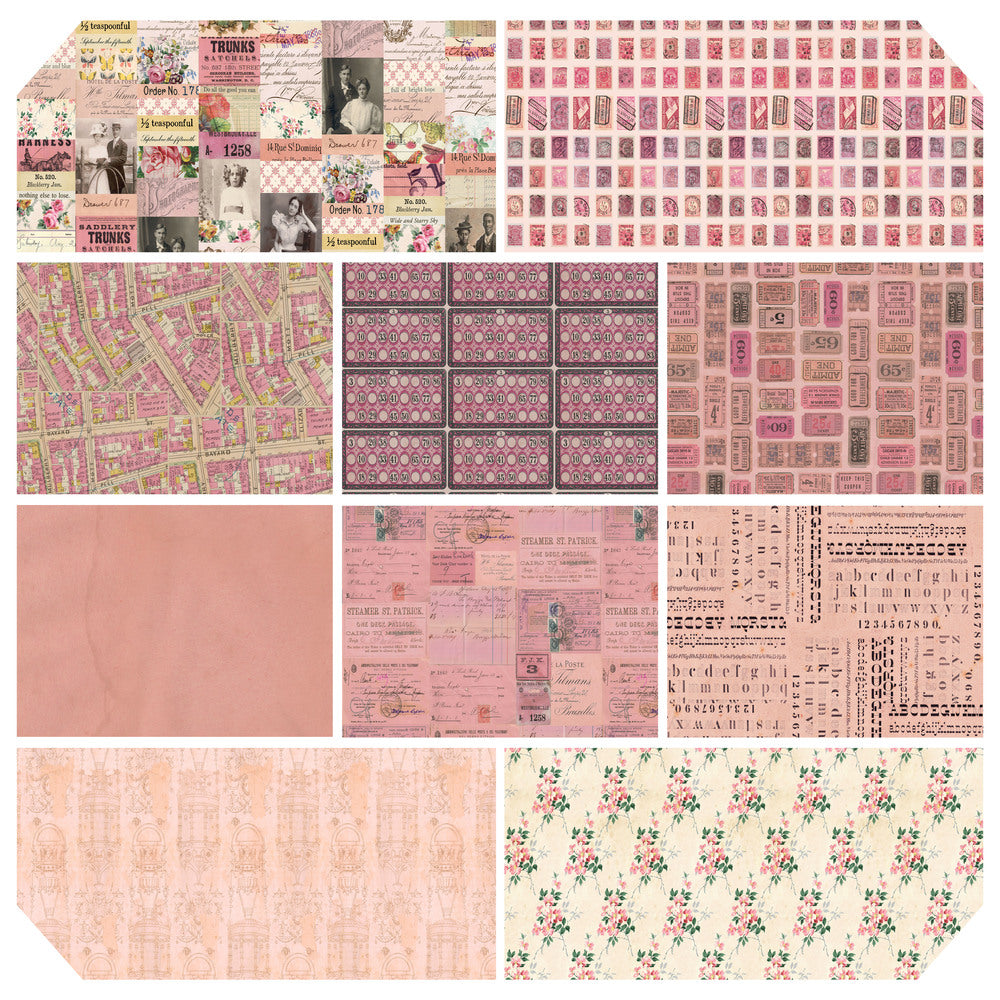 Palette by Tim Holtz, Pink Color Story (Oct '24)