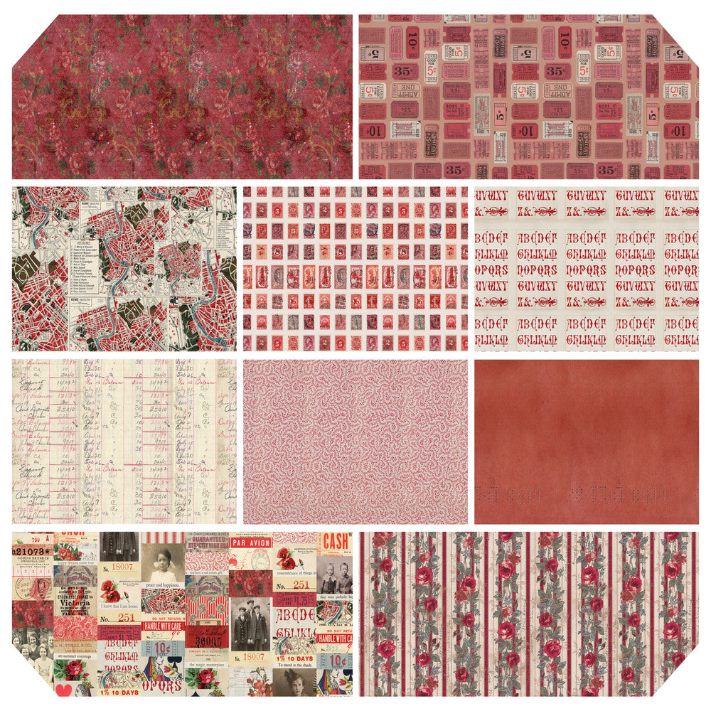 Palette by Tim Holtz, Red Color Story (Nov '24)