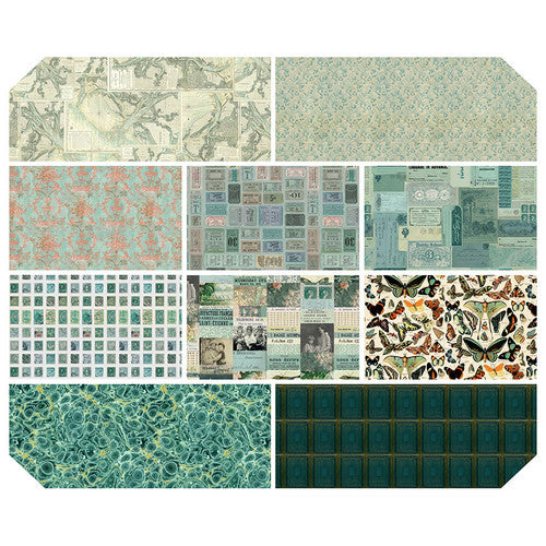 Palette by Tim Holtz, Teal Color Story (April '25)