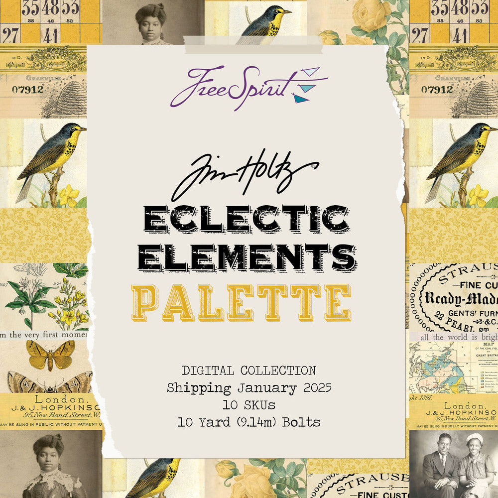 Palette by Tim Holtz, Yellow Color Story (Jan '25)