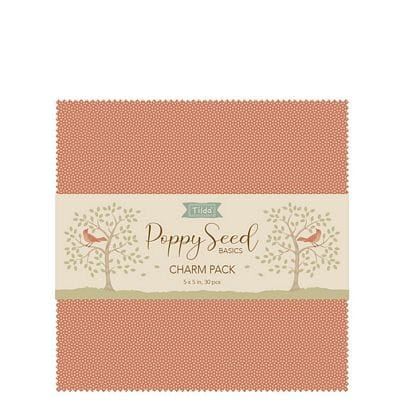 Tilda PoppySeed 5" Fabric Charm Pack