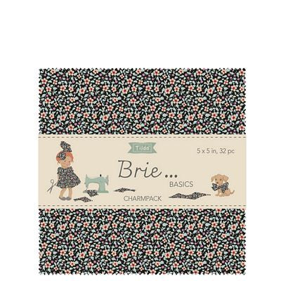Tilda Brie Basics 5" Fabric Charm Pack