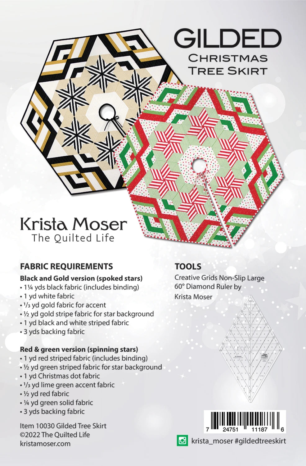 Gilded Christmas Tree Skirt Pattern
