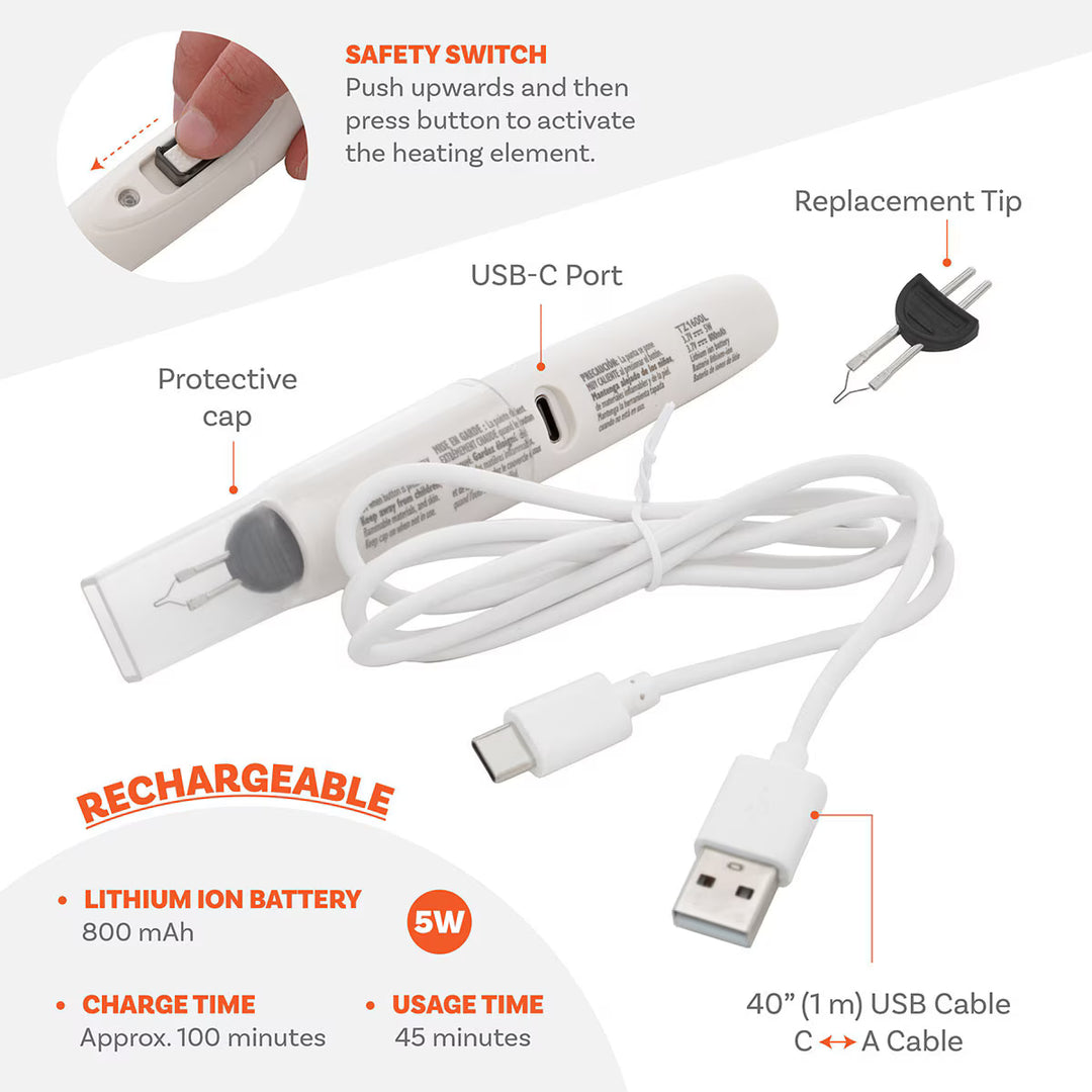 ThreadZap Rechargeable Craft Burner