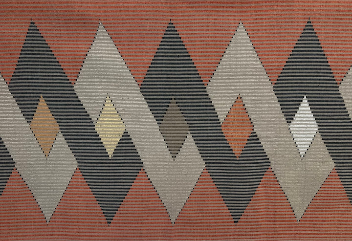 Tenun Gringsing Double Ikat Wall Hanging, Diamond Motif – Tenganan Bali Tenun Gringsing Double Ikat Wall Hanging, Bali – Artistic Artifacts
