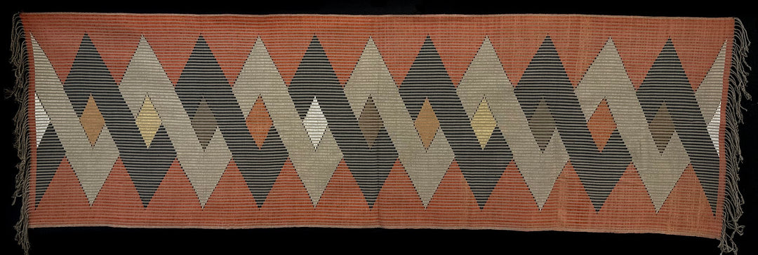 Tenun Gringsing Double Ikat Wall Hanging, Diamond Motif – Tenganan Bali Tenun Gringsing Double Ikat Wall Hanging, Bali – Artistic Artifacts