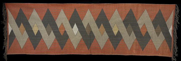 Tenun Gringsing Double Ikat Wall Hanging, Diamond Motif – Tenganan Bali Tenun Gringsing Double Ikat Wall Hanging, Bali – Artistic Artifacts