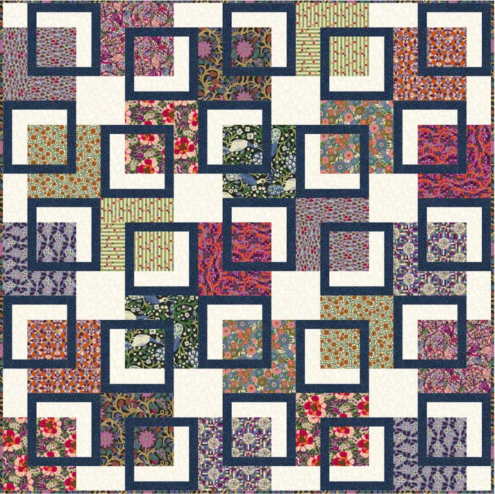2M Quilt Kit with City of Dreams fabrics from Monika Forsberg