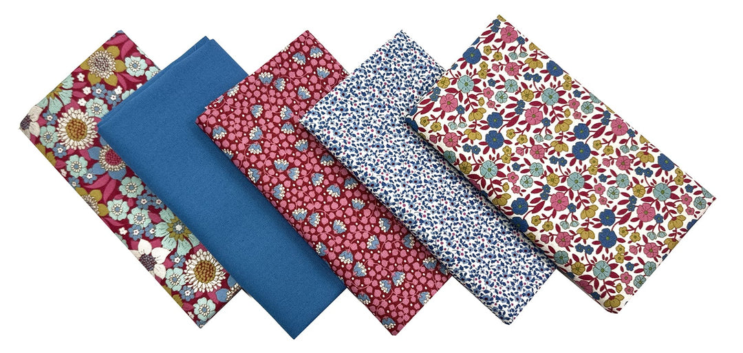 Tilda Wallflower and more II Fat Quarter Bundle (5 pcs) Tilda Wallflower and more II Fat Quarter Bundle (5 pcs)