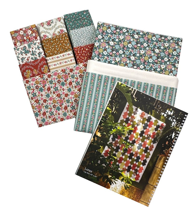 Lorax Quilt Kit with Tilda Village Life - Rust colorway