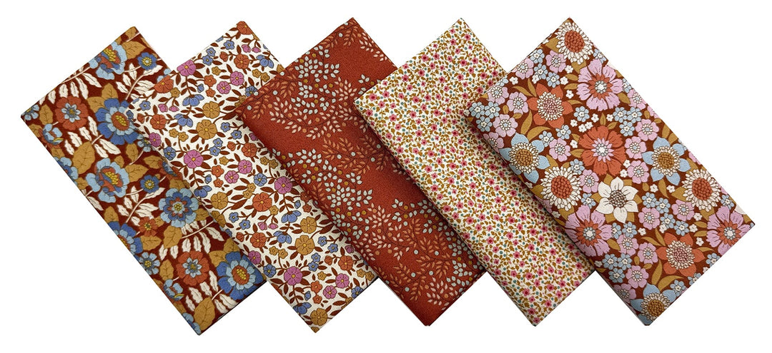 Tilda Wallflower and more Fat Quarter Bundle (5 pcs) Tilda Wallflower and more Fat Quarter Bundle (5 pcs)