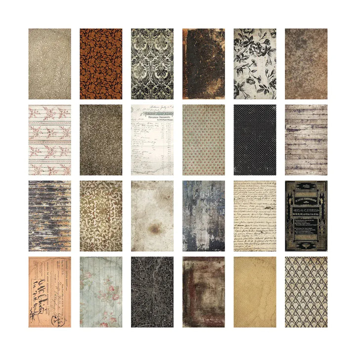 Tim Holtz Idea-ology Halloween Backdrops, 24pcs Tim Holtz Idea-ology Halloween Backdrops, 24pcs