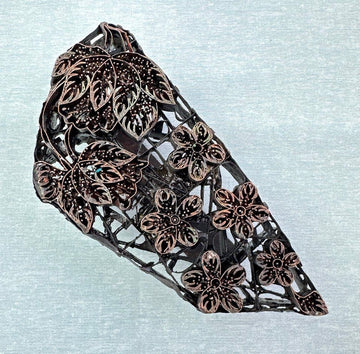 J78 Traditional Handmade Copper Tjap Daffodils and Daisies J78 Traditional Handmade Copper Tjap Daffodils and Daisies