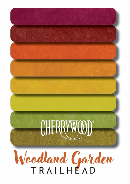 Cherrywood Hand-Dyed Cotton Fabric Trailhead Fat Quarter Bundle