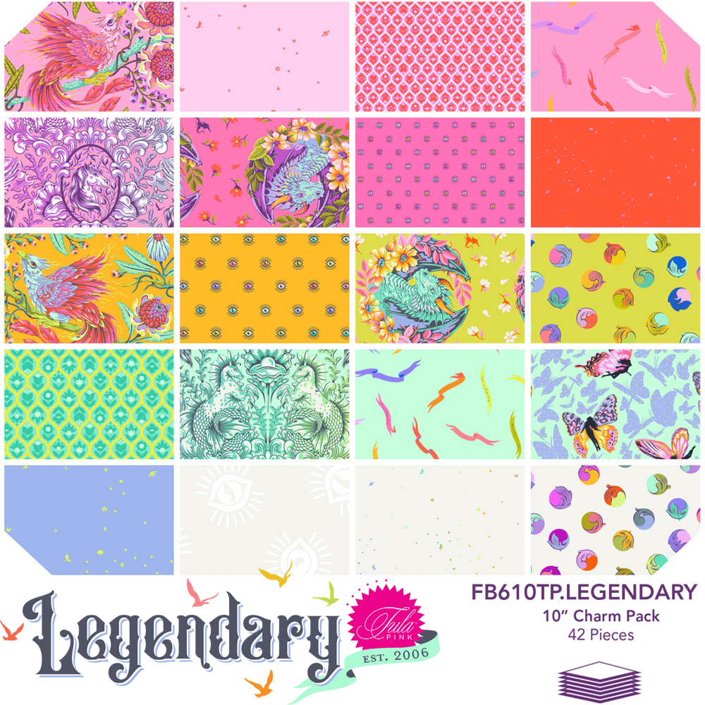 Legendary By Tula Pink, 10 in. Squares Pack