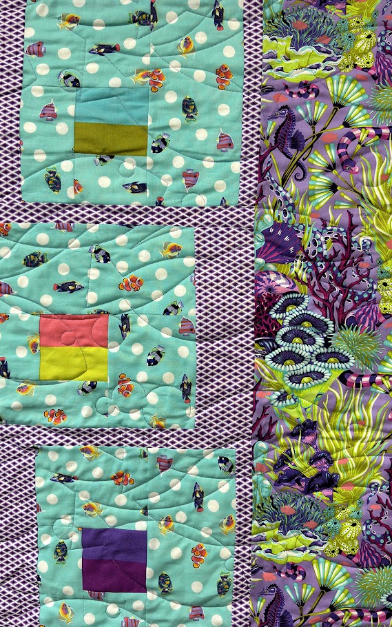 Sundance Quilt Kit with Floral Reef fabrics from Tula Pink | Artistic Artifacts