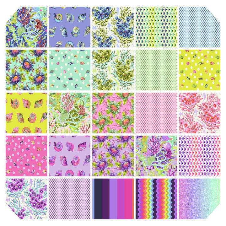 Floral Reef Fabric Collection by Tula Pink - Fat Quarter Bundle