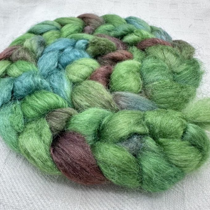 Sherwood Forest Tussah Silk Limited Edition Roving/Sliver Sherwood Forest Tussah Silk Limited Edition Roving/Sliver