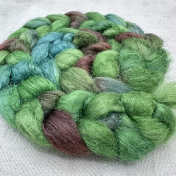Sherwood Forest Tussah Silk Limited Edition Roving/Sliver Sherwood Forest Tussah Silk Limited Edition Roving/Sliver
