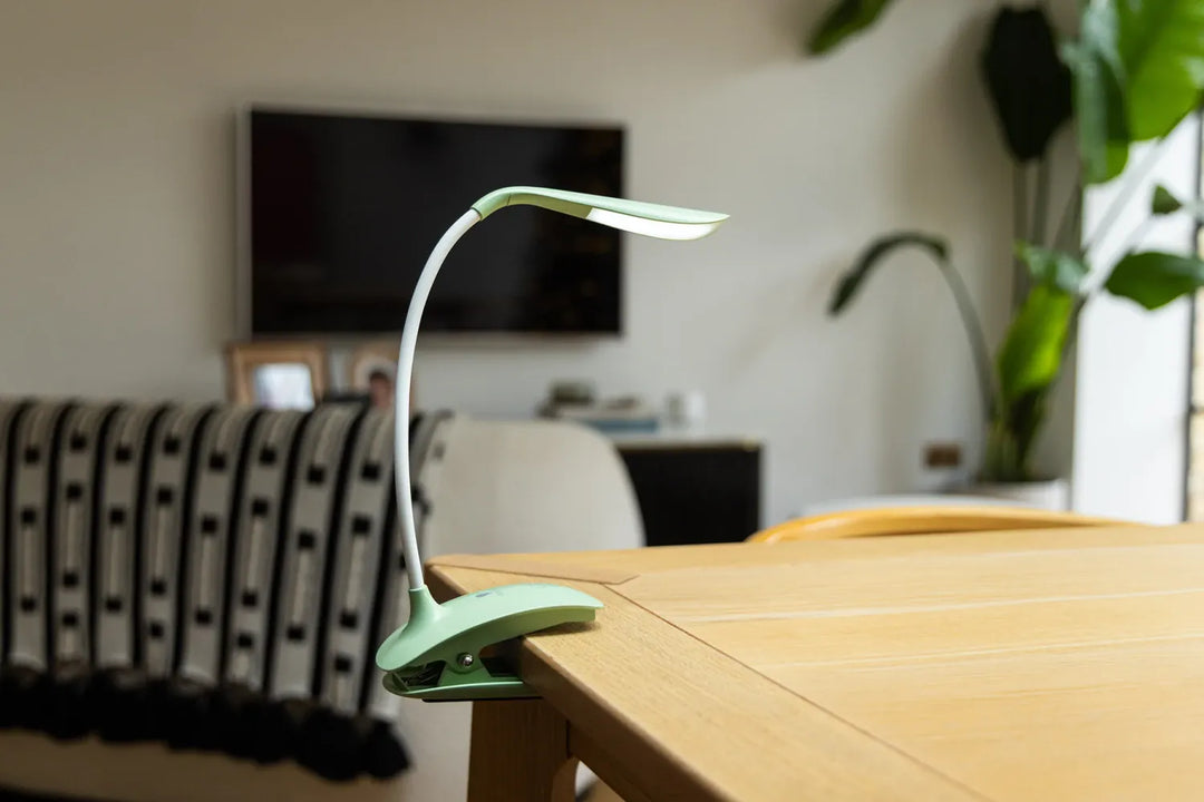 Smart Clip-On Light, Sage Green YoYo Magnifier (magnifying lamp)