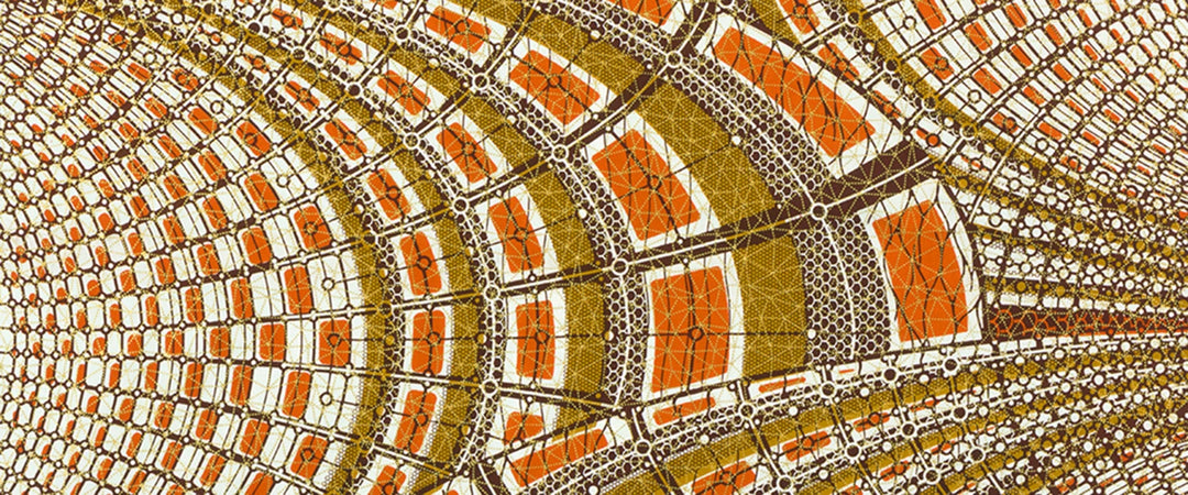 Uniwax Prints from Ivory Coast, Amber