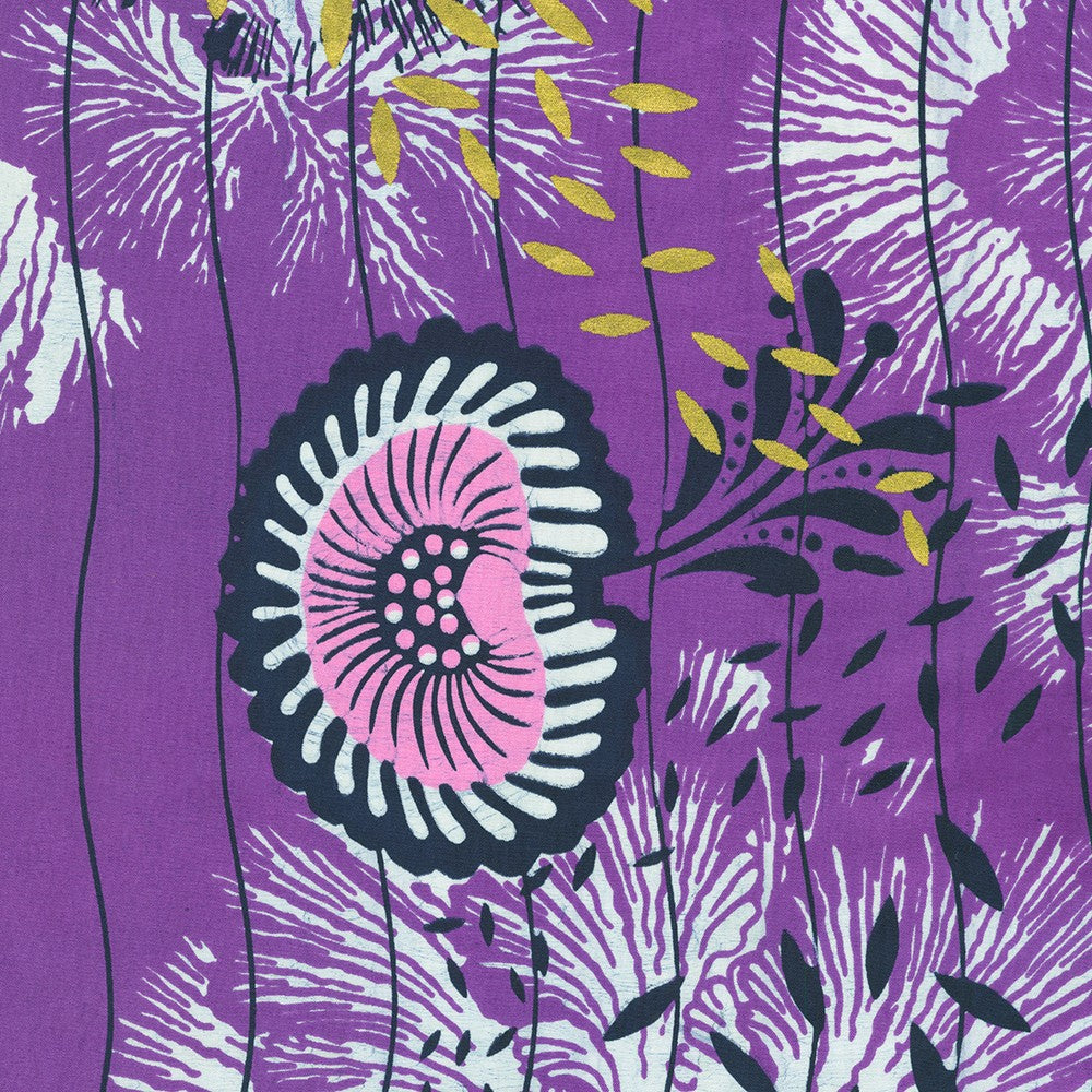 Uniwax Prints from Ivory Coast, Purple