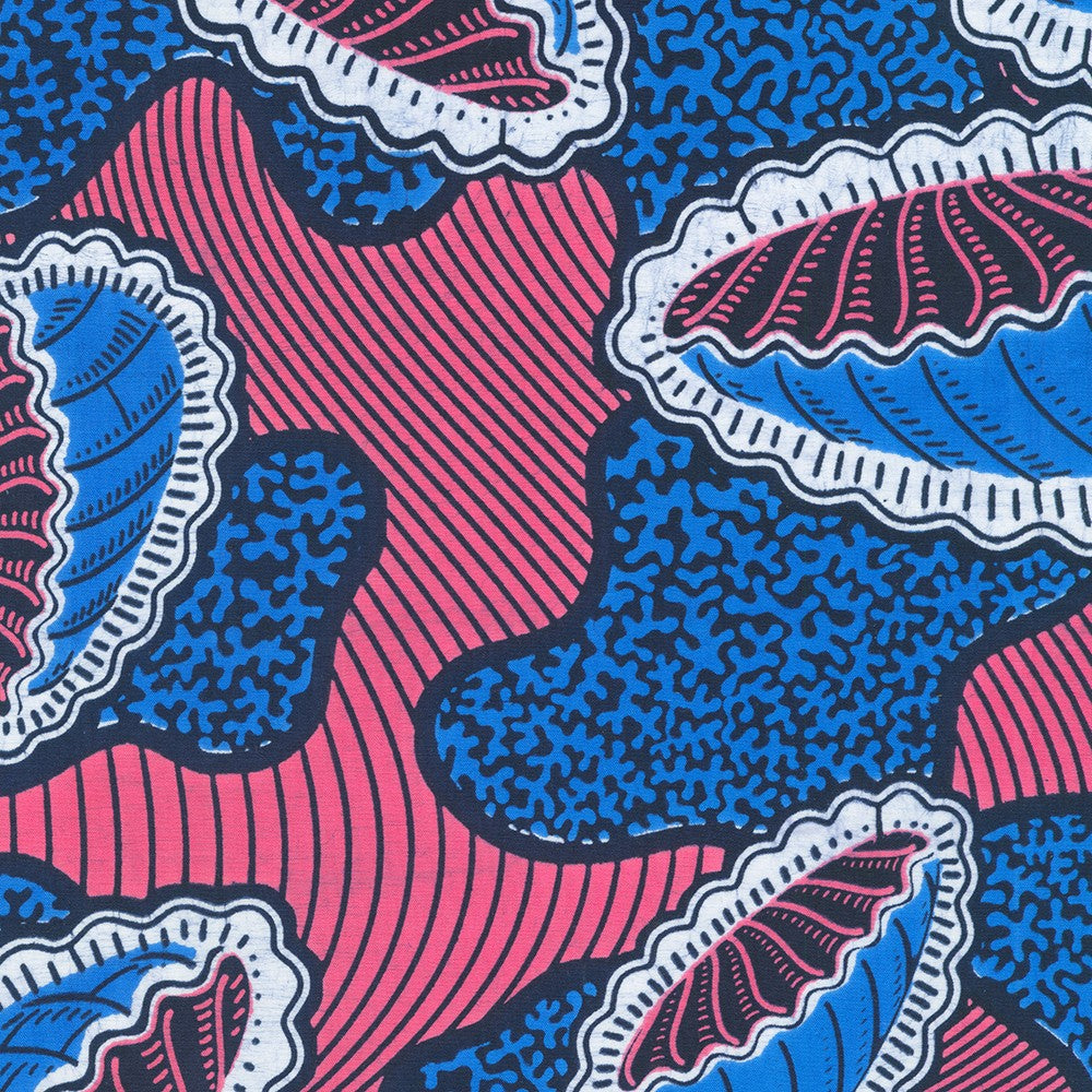 Uniwax Prints from Ivory Coast, Blue