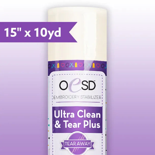 OESD  Ultra Clean and Tear Plus 15" x 10yd OESD Applique Fuse & Fix