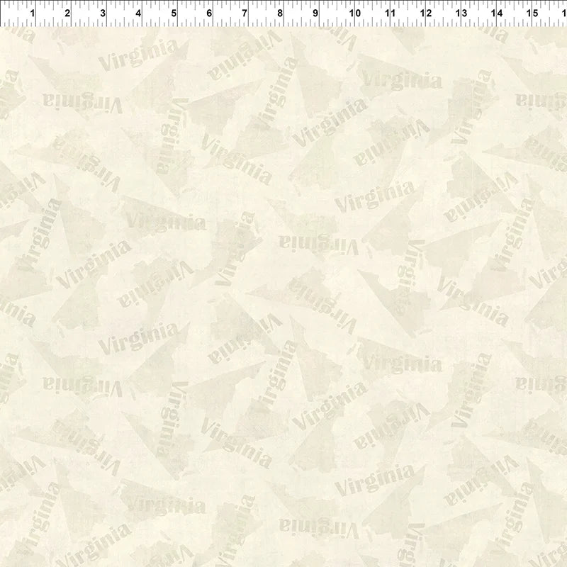All Blue Ridge Shop-Hop 2026 Fabric - VA, Cream