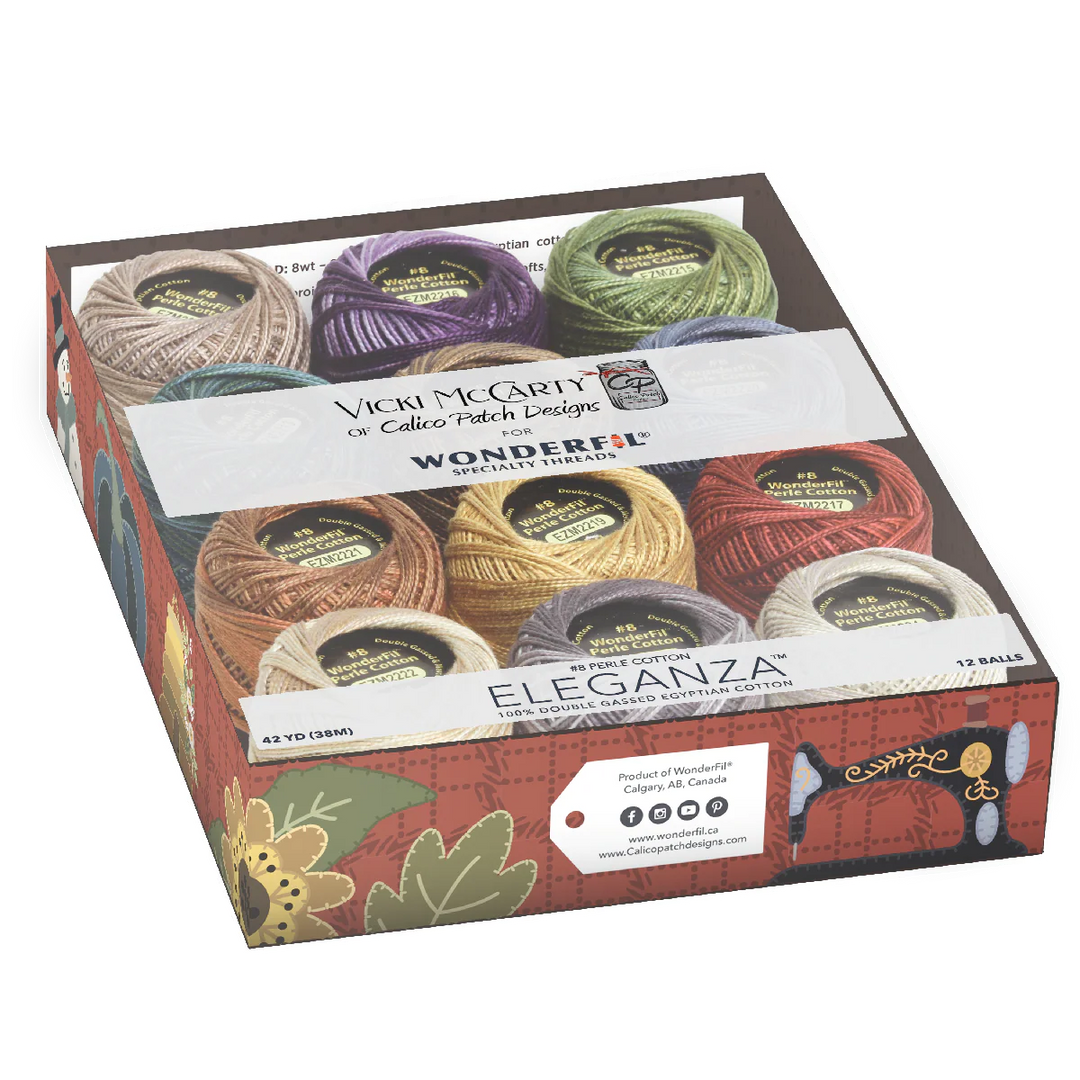 8wt Eleganza Pack by Vicki McCarty, Variegated