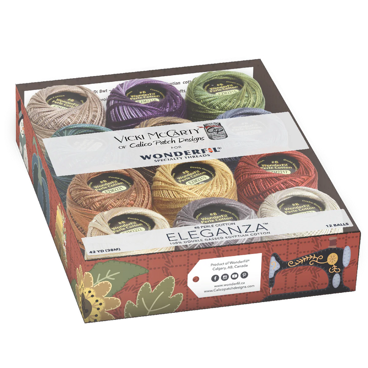 8wt Eleganza Pack by Vicki McCarty, Variegated