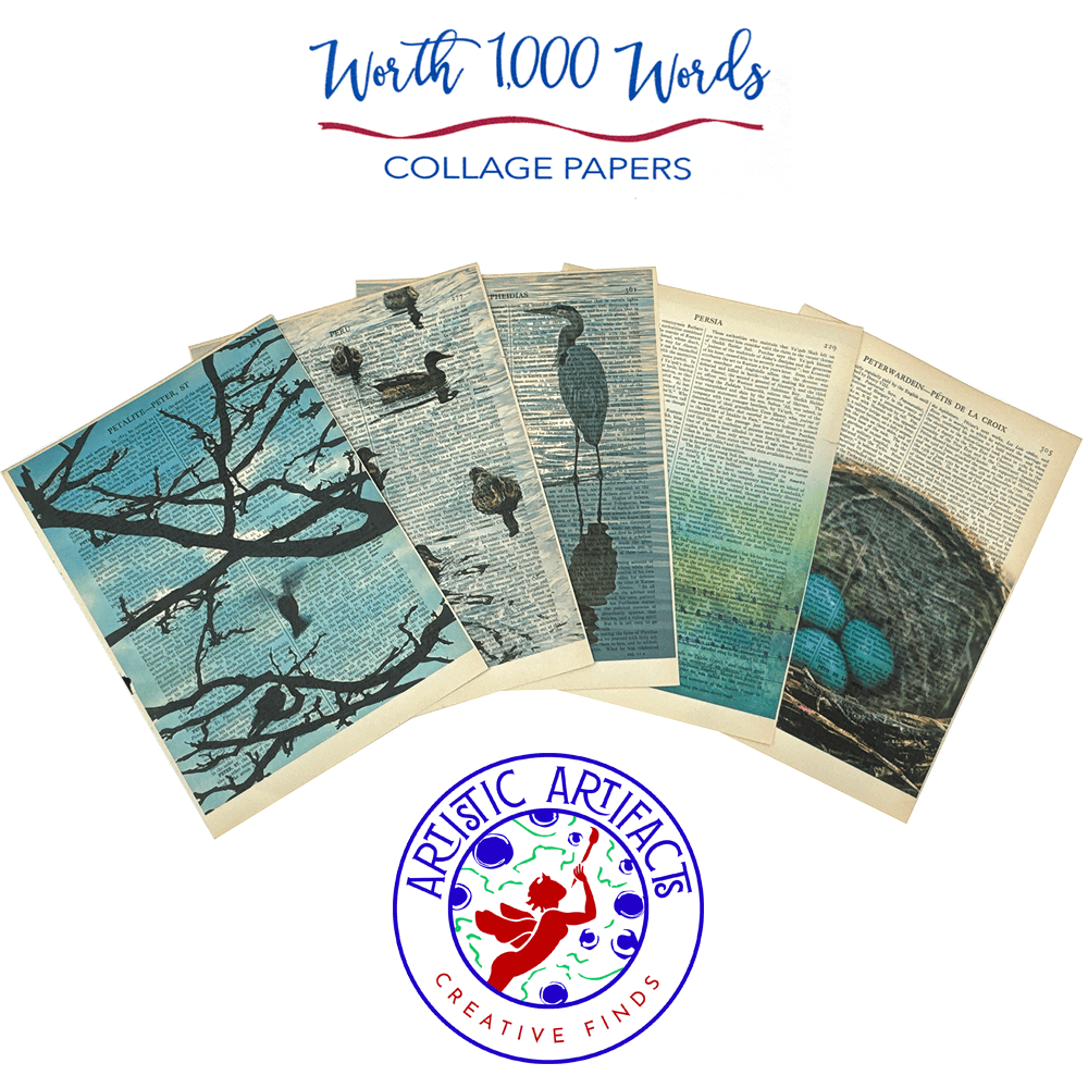 Worth 1,000 Words Collage Papers: Birds