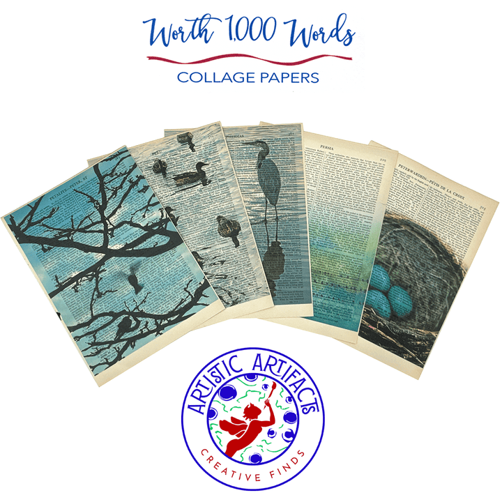 Worth 1,000 Words Collage Papers: Birds