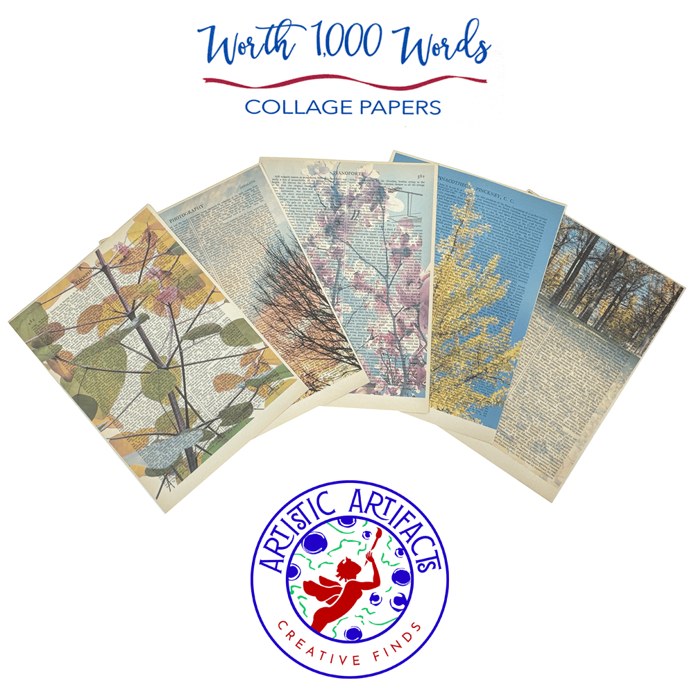 Worth 1,000 Words Collage Papers: Trees