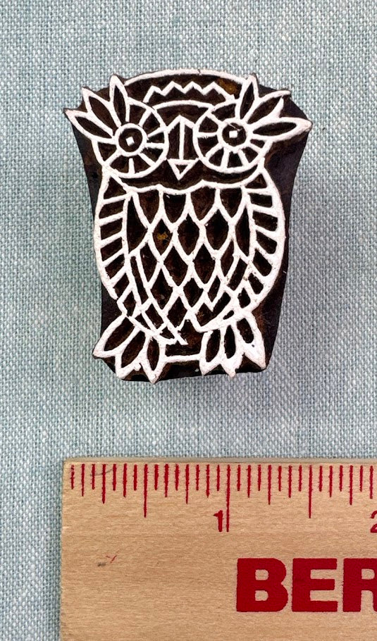 WB573 Owl Wood Block