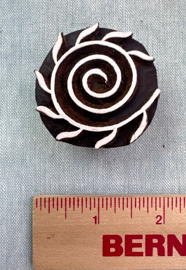 WB574 Fiddlehead Wood Block
