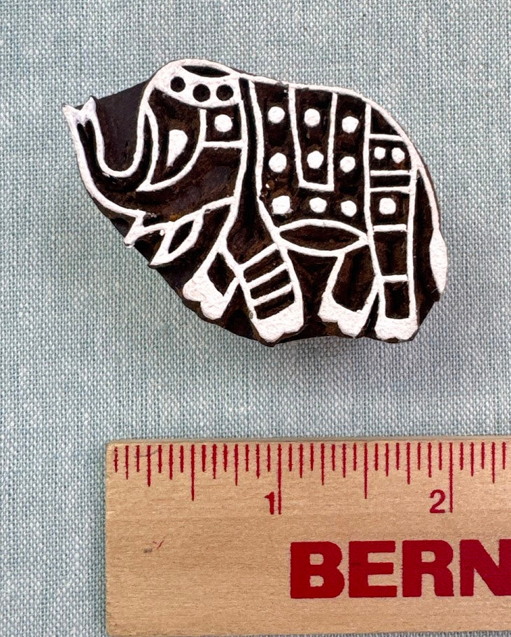 WB576 Small Elephant Wood Block